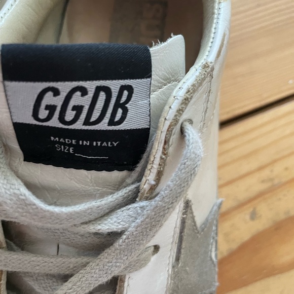 Classic Golden Goose White with Silver. Size 38. - Picture 2 of 8
